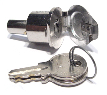Steering column  lock  with cap for Lambretta I - II series. code C136/a